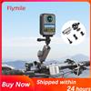 Flymile Supporto per Bicicletta, per DJI Osmo Nano/Action 6 5 Pro 4/Pocket 3/4/Insta360 Ace Pro 2/X5 X4, Accessori per Fotocamera, Morsetto per Manubrio Moto