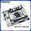 MACHINIST Scheda Madre MACHINIST X99 K9-D3 LGA 2011-3 con Slot M.2, Supporto Chip X99 C612, Memoria DDR3, SATA3.0, USB3.0, PCI16X