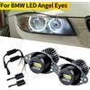 APMATAUTO 2 pz Senza Errori LED Angel Eyes Halo Anello Marker Lampadine 63112179077 Per BMW E90 E91 LCI 2009-2011 Lampada Alogena Faro