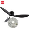 IRALAN Scheda luminosa da soffitto a LED intelligente a 3 colori Facile da installare Ampia tensione 85-265V Chip luminoso da pannello Luce ventola a 3 pale