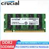 crucial Memoria Crucial RAM per laptop DDR2 2 GB 4 GB (2x2 GB) 667 MHz 800 MHz Memoria SODIMM PC2-5300 PC2-6400 Non ECC senza buffer per notebook