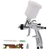 NTOOLS Mini pistola a spruzzo 0.5/0.8/1.0/1.2mm Dimensioni ugello può scegliere 125CC Serbatoio LVMP Pistola a spruzzo d'aria Mini spruzzatore per riparazione auto Pistola a vernice