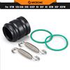 NICECNC Per Beta RR 300 RR 250 2013-2023 Kit Accoppiatore Di Scarico Marmitta Tubo di Scarico Guarnizione In Gomma Per KTM EXC 300 250 XCW MXC XC SX 6D