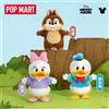 POP MART Mickey Family Cute Together Portachiavi Serie Blind Box Toys Doll Cute Anime Action Figure Ornamenti Figurine Bambole