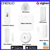 ONENUO Zigbee 3.0 Gateway/Sensore di temperatura e umidità/Sensore acqua/Sensore porta/Sensore PIR Supporto Avviso di controllo APP Ewelink