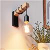 PARKSON Lampada da parete vintage Sconce Lampada da parete in legno retrò E27 Decorazioni per la casa per interni Sala da pranzo Lampada da comodino Illuminazione per camera da letto