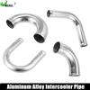 Uxcell Bend Gomito Tubo In Lega di Alluminio Auto Univesral 25/38/45/51/63/76/89/102mm OD 100mm Lunghezza 90/180 Ddgree Tubo di Aspirazione Aria