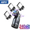 AUFU 3 pezzi 9 pin 240 W magnetico USB C a tipo C adattatore OTG convertitore cavo di ricarica rapida per iPhone 16 15 MacBook Pro Xiaomi Laptop