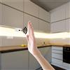 Lcamaw Sensore di scansione manuale Striscia LED 12V Nastro adesivo 1M-5M Sensore di scansione manuale Luci notturne Armadio Guardaroba Armadio Lampada da cucina