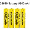 Aleaivy 18650 Batteria Batteria ricaricabile 3.7V 18650 9900mAh Capacità Li-Ion Batteria ricaricabile per Torcia elettrica Batteria