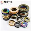 Meetee 10 pz 10-25mm fibbie in metallo O Ring vite occhiello chiusura giacca scarpe borse anelli passacavo cinghia decorazione fibbia accessori