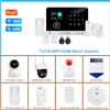 FUERS Tuya Smart WIFI GSM G03 Sistema di allarme fai da te Sistema di allarme di sicurezza domestica intelligente Antifurto 433 Mhz Burgla con sensore di movimento porta