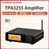 Douk Audio Amplificatore HiFi Stereo Bluetooth 5.2 Douk Audio Ampapa D1, 2.0 Canali, Amplificatore Audio Domestico con Indicatori VU Digitali HPF 300Wx2
