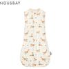 HOUSBAY 0-12 mesi vestiti per fasce senza maniche per bambini 100% cotone traspirante comfort estivo sacchi a pelo anti-spaventa all-inclusive