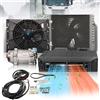 Aspligo Condizionatore d'aria elettrico universale Aspligo 12V 2025 per auto, camion, autobus, camper, furgone, compressore sottocruscotto