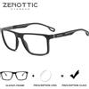 ZENOTTIC Modish Square TR-90 Occhiali da vista per occhiali ottici progressivi/fotocromatici unisex anti luce blu