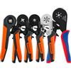 WOZOBUY Strumento per crimpare ghiere, pinza per crimpare ghiere per cavi, crimpatrici (AWG23-7/10,AWG30-5) per connettori puntali per cavi