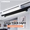CHENBEN Set Faretto a binario a LED 110v 220v Lampada da soffitto a binario Faretto per negozio di abbigliamento Negozio Cucina Soggiorno Illuminazione a binario Decor