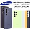 SAMSUNG Custodia ufficiale in silicone originale per Samsung Galaxy per S24 Ultra S24Ultra S24 Plus Custodia protettiva morbida antiurto copertura completa