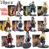 Bandai 1-6 pz Anime Demone Slayer Kimetsu no Yaiba figura Kamado Tanjirou Action Figure Agatsuma Zenitsu Nezuko Guerriero PVC Modello Giocattoli