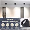 CHENBEN Faretto GU10 Illuminazione a soffitto Lampade spot a LED ad angolo regolabile 110V 220V Faretto a LED a montaggio superficiale per soggiorno camera da letto