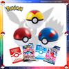 KAYOU Pokemon TCG Pikachu Legendary Cards Booster Pack e set di latta Pokeball - Versione cinese semplificata Accessori per giochi di carte collezionabili