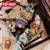 POP MART LABUBU THE MONSTERS PIN PER LOVE Serie Lettera Ciondolo Alla moda Cieco Scatola casuale Giocattoli Scatola misteriosa Indovina Borsa Action Figure