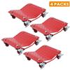 TWISTER.CK Carrello per ruote per pneumatici per auto Dollies 2/4 pezzi 1500 libbre per capacità di peso Pneumatico mobile per pattini per veicoli con 4 rotelle Mover per riparazione auto