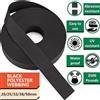 Meetee 10 Metri 20/25/32/38/50mm Nero Tessitura Nastri di Nylon Nastro Cinghia Cucito Bais Accessori Cintura Sling Decorazione Tessuti Forniture
