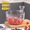 KITPIPI Lavatrice automatica Ciotola Detergente per frutta portatile con filtro Drenaggio rapido Colino da cucina Sciacquatrice Cestino per lavaggio frutta Lavaggio bacche