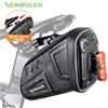 NEWBOLER 1.5L/2.5L Borsa da sella per bicicletta impermeabile MTB Borse laterali per bici da strada Borsa per attrezzi per bicicletta a strisce riflettenti Accessori MTB