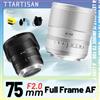 TTArtisan Obiettivo TTArtisan 75mm F2 AF Autofocus a Focale Fissa Full Frame per Fuji X, Nikon Z, Sony E FE Z6II, ZFC, Z8, Z9, A7CII, A7R, A7M, XT50