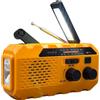 BSL CT-6127 Radio portatile con ricarica solare e dinamo, torcia LED, porta USB-A/USB-C, AM/FM con sirena di emergenza