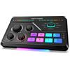 FIFINE Mixer Audio FIFINE SC8 con Illuminazione RGB e Modificatore di Voce, Preamplificatore Microfonico XLR, 3 Modalità EQ, Plug & Play per Gaming/Streaming/Podcast