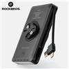 ROCKBROS Luce per bici RL-S1 Capacità 5000mAh Faro di sicurezza per bici Display digitale Luce anteriore posteriore per bici Torcia IPX6
