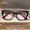 CLLOIO Occhiali da lettura Cat Eye anti luce blu da donna di nuova tendenza Occhiali da vista miopia antiriflesso moda di alta qualità