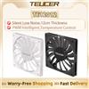 TEUCER TE12012 Ventola silenziosa Regolazione intelligente della velocità Cuscinetto S-FDB Design della lama ad arco a 15 pale Per radiatore raffreddato ad aria