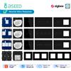 BSEED Zigbee Touch Switch Funzione Parte Pannello in vetro Smart Dimmer Interruttore per tende Parte fai da te Zigbee Tuya Presa Parti con neutro