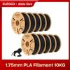 ELEGOO Filamento PLA 10KG 1,75mm PLA 3D in plastica per filamento stampante 3D per stampante 3D FDM Elegoo