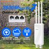 COMFAST 3600Mbps WiFi 7 Access Point Esterno 2.4G/5.8G Wireless AP con 3 Antenne da 5dBi Router WIFI Alimentato 48V POE/12V DC IP66