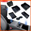 TESY Per Tesla Nuovo Modello Y Launch Juniper: Tappetino Antiscivolo in Silicone ABS per Console e Vano Portaoggetti Bracciolo, Portabicchieri Superiore e Inferiore