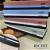 RSCHEF Kit Professionale per Affilare Coltelli 400/1000 3000/8000 Grit con Base in Bambù Antiscivolo, Pietra per Affilare a Doppia Faccia e Guida Angolare