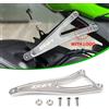 YOLENSE Moto Peg di Scarico Gancio Staffa Poggiapiedi Posteriore Piastra di Chiusura Misura Per ZX-6R ZX6R ZX-636 ZX636 2024 2025