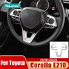 YaLumei Volante dell'automobile Pulsante Trim Copertura Adesivo Per Toyota Corolla E210 Hybrid 2019 2020 2021 2022 2023 2024 2025 Accessori