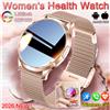 GUHUAVMI Nuove donne Smart Watch 1.32 "AMOLED Full Touch Screen Chiamata Bluetooth Pressione sanguigna IP68 Impermeabile NFC 7.3mm Bracciale ultrasottile