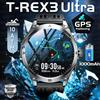 GUHUAVMI Nuovo T-Rex3 Ultra 1000mAh Batteria Smart Watch Costruito in GPS Bussola 10ATM Tracker sportivo impermeabile All'aperto Smartwatch militari