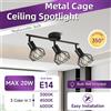 CHENBEN Plafoniera a LED 3/4 Testa Lampadario moderno Soggiorno E14/E27 Lampada a sospensione per la decorazione domestica Sala da pranzo Camera da letto Cucina Soffitto