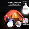 ESMARTER Lampadina a LED ricaricabile USB Lampadina da campeggio portatile Illuminazione di emergenza Torcia Luci Picnic all'aperto Lampada da tenda sospesa