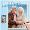 HUACAN 5d fai da te diamante mosaico foto personalizzata punto croce pieno quadrato rotondo trapano decorazioni per la casa arte personalizzata personale fatta a mano