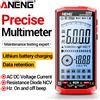 ANENG Multimetro Digitale Professionale Ricaricabile 6000 Conti, Rilevatore di Tensione/Corrente AC/DC, Amperometro, Capacimetro, Strumenti per Elettricisti